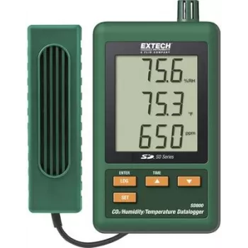 EXTECH SD800 registador de dados de CO2/humidade/temperatura, 0,0 a 50,0 °C (SD800)