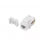 Módulo Keystone Lanberg KSU5-1090 angular branco RJ-45