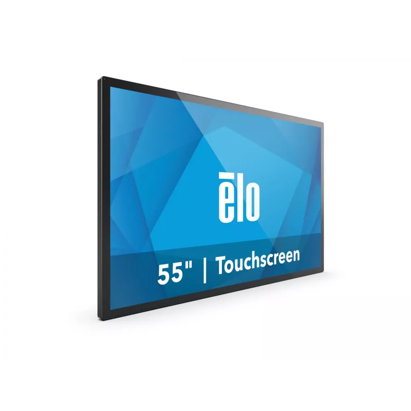 Monitor tátil Elo 5554L, 138,6 cm (54,6''), capacitivo projetado, 4K, USB-C, Ethernet, kit, preto (16:9), 138,6 cm (54,6''), capacitivo projetado, multitoque (40 pontos), resolução