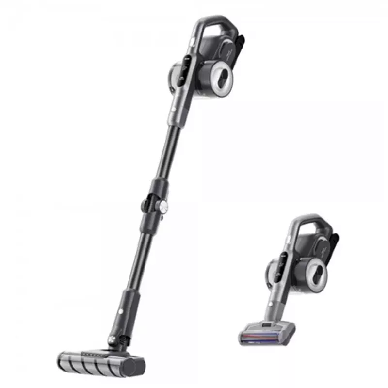 Aspirador vertical 2-em-1 Jimmy H8 Flex – bateria sem fios 25,2 V, 550 W, sem saco 0,5 L, preto