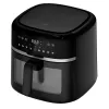 Adler AD 6318 fritadeira de ar, 8 l, 2500 W, ecrã LCD, 9 programas, preta