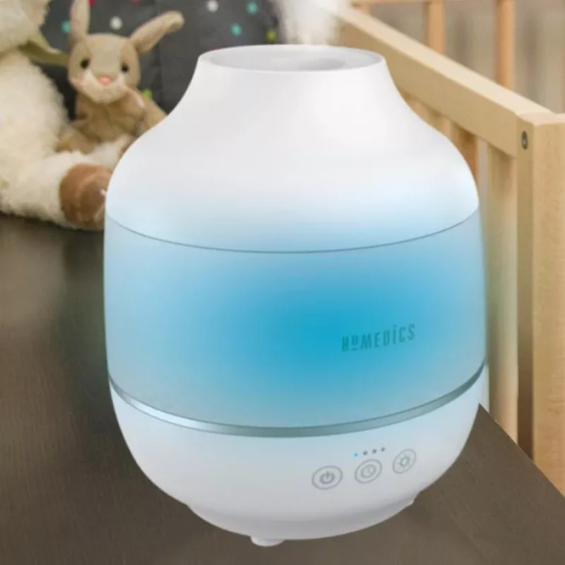 Humidificador ultrassónico HoMedics UHE-CM18-EU — névoa fria, emissão de névoa ajustável