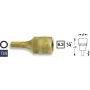 Hazet ponta de chave de fendas sextavada interior 6,3 mm (1/4) 8501-5 comprimento 28 mm (8501-5)