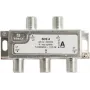 Triax SCS 4 - Divisor de cabo - 75 Ohm - 5 - 2400 MHz - Prateado - Branco - Fêmea/Fêmea - 11,5 dB (349824)