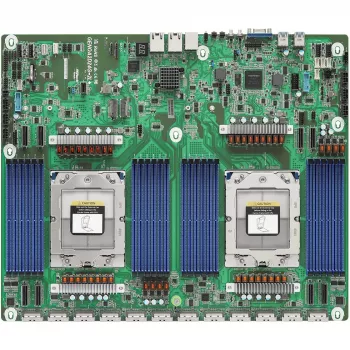 Placa-mãe ASRock GENOA2D24G-2L+ — AMD SoC, Socket SP5, ATX, 24x DDR5-DIMM, até 12,3 TB, 2x GbE