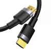 Cabo adaptador Baseus Cafule 4KHDMI macho para 4KHDMI macho 2m preto