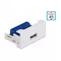 USB 2.0 Type-A conector fêmea para barra de terminais DeLOCK Easy 45 módulo