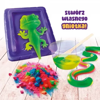 Squeezer educativo Liscianigiochi Slumi Science Camaleão 304-PL110971 – brinquedo científico prático