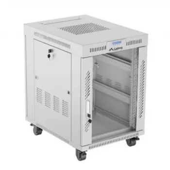 Armário rack independente LANBERG FF01-6815-12SL 15U, 600×800×922 mm, 1200 kg, IP20, cinzento