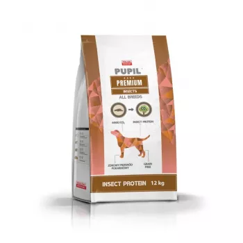 PUPIL Premium Insetos - Alimento seco para cães - 12 kg