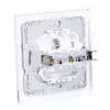 Tomada Fibaro Walli N 2 x RJ-45 branca