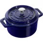 Mini frigideira individual de ferro fundido Staub Minis — 10 cm de diâmetro, azul