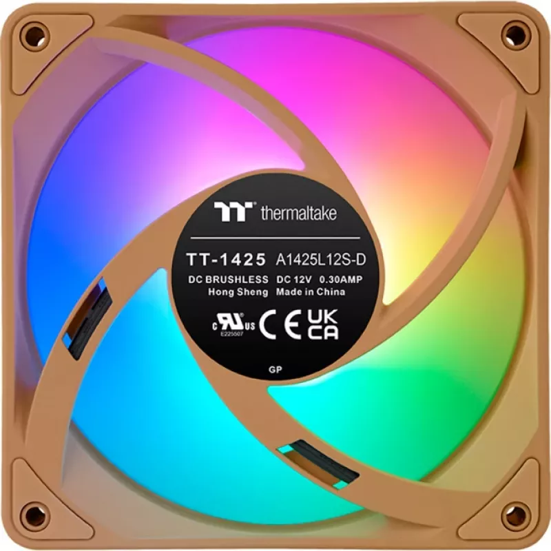Ventoinhas de caixa Thermaltake CT140 EX ARGB 140mm pack de 3 Gravel Sand
