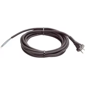 Cabo de alimentação AS Schwabe 70532 — 3 m H05RN-F, 2x1,0 mm², preto