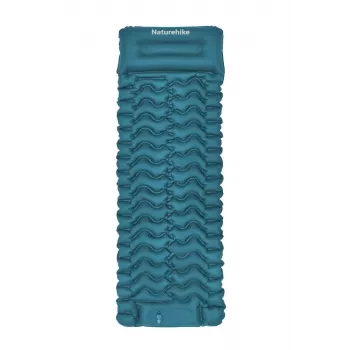 Conjunto de colchão de campismo insuflável e almofada Naturehike FC01 — individual