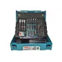 Conjunto de brocas e bits MAKITA MAKPAC B-53908 de 62 peças