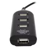 Hub de interfaces Esperanza EA116 480 Mbit/s preto