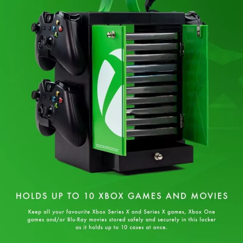 Numskull Games suporte oficial de jogos Xbox, suporte para jogos, Xbox, preto, com fios, 1 unid.