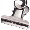 MAUL mola de carta em metal, cor: níquel, largura: 30 mm capacidade de aperto: 10 mm, embalagem de autosserviço (21730-96)