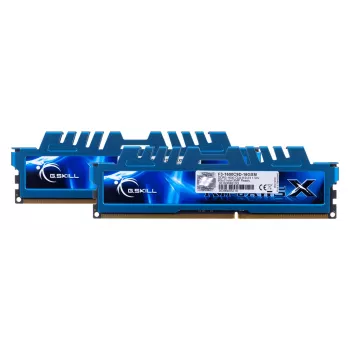 G.Skill 16GB Ripjaws X Dual Channel Memory Kit - azul (2x 8GB, DDR3 1600MHz, 1,5V, F3-1600C9D-16GXM, XMP Ready)