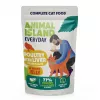 Alimento húmido para gatos animal island Everyday Aves e fígado em geleia multipack 12 x 85 g, adulto, sem glúten e sem soja