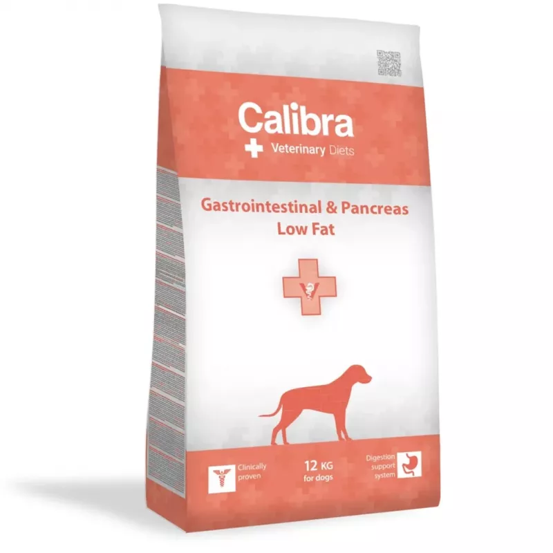 Calibra VD Gastrointestinal & Pancreas Low Fat ração seca para cães 12 kg