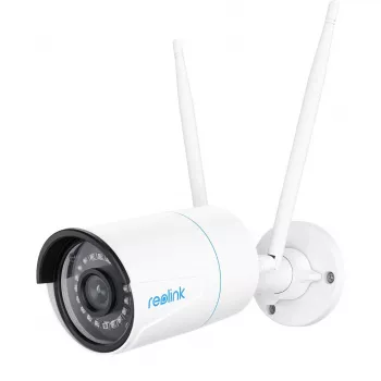 Reolink W320 – Câmara de vigilância exterior 5MP, Wi-Fi 2,4/5 GHz, deteção de pessoas/veículos/animais, visão noturna 30 m