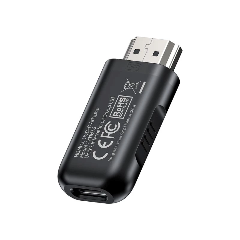 Adaptador HDMI Unitek - USB-C HDR/HDCP 4K60HZ Macho/Fêmea