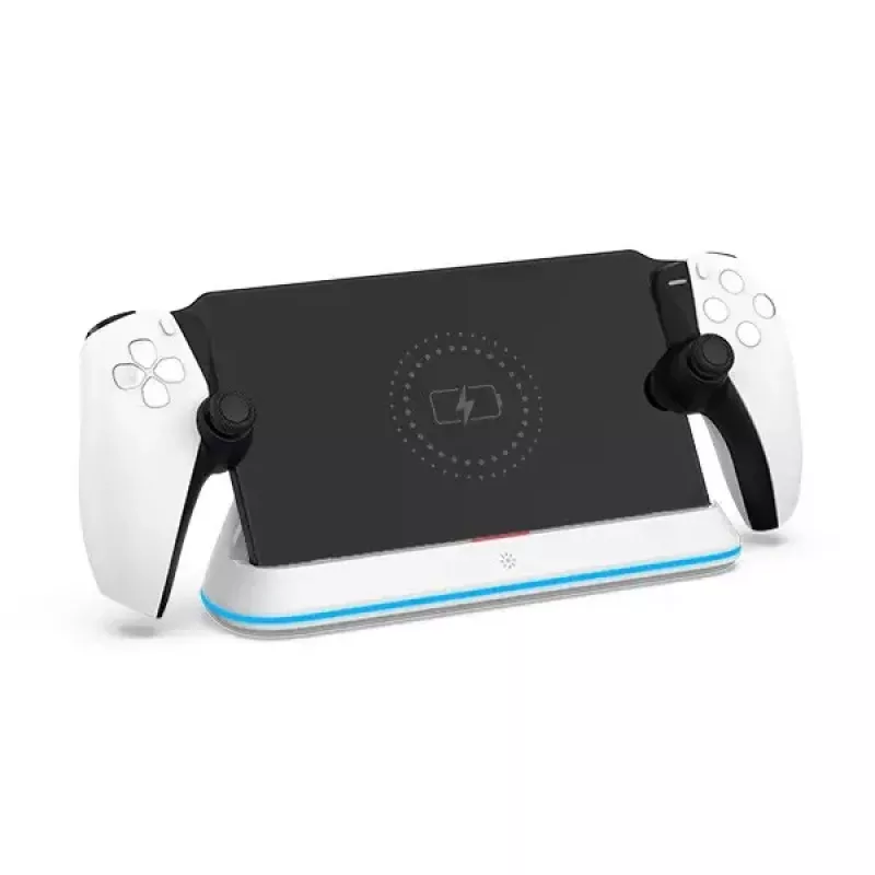 Sistema de carregamento Subsonic SA5708 para Playstation Portal com fios preto branco
