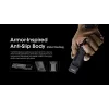 Lanterna de mão Nitecore EDC29 caixa em aço inoxidável, 2 LEDs, 15–6500 lm, IP54, recarregável por USB