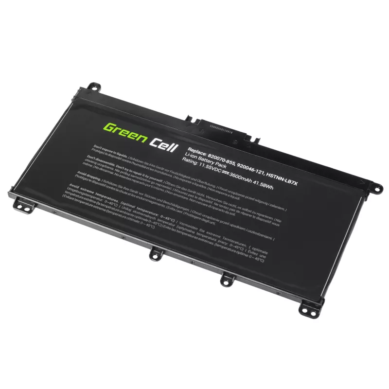 Bateria Green Cell HP145 para HP Pavilion (LiPo 3600 mAh, 11,55 V, preto)