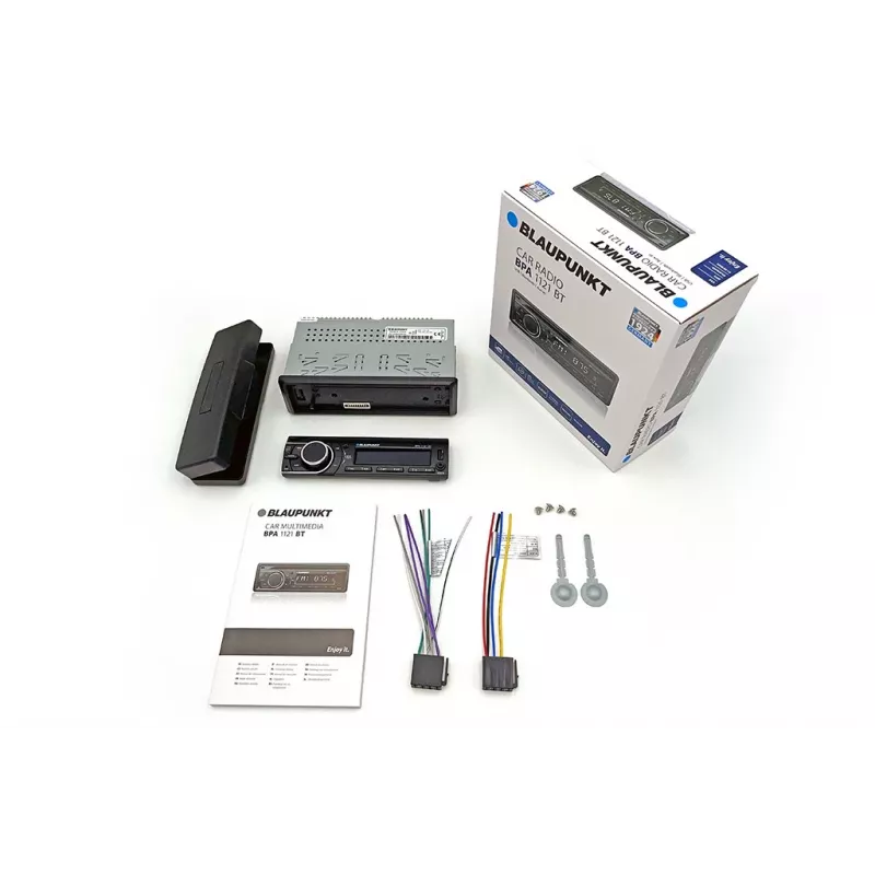 Autorrádio BLAUPUNKT BPA1121BT com Bluetooth, FM, AUX e USB