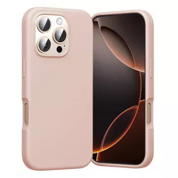 Capa protetora Vention KUHP0-30 para iPhone 16 Pro MagSafe, rosa, capa macia fina