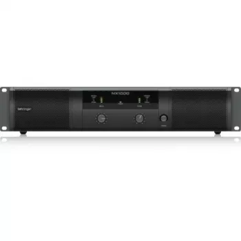Behringer NX1000 amplificador de áudio atuação/palco preto
