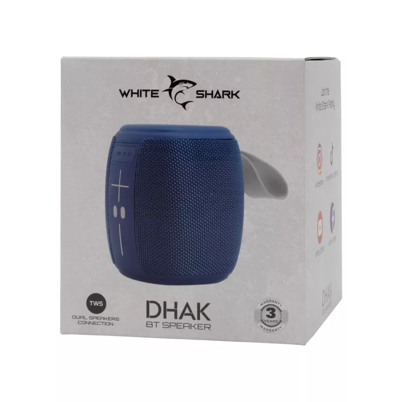 Altifalante portátil White Shark GBT-888 Dhak azul