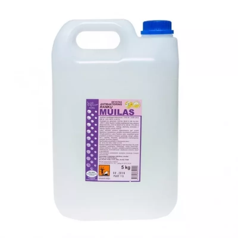Sabonete líquido antibacteriano para as mãos, 5 l
