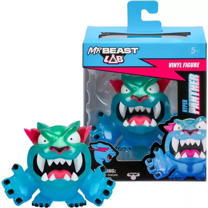 MrBeast Lab Figuras de vinil - Hyper Panther, figura de brincar