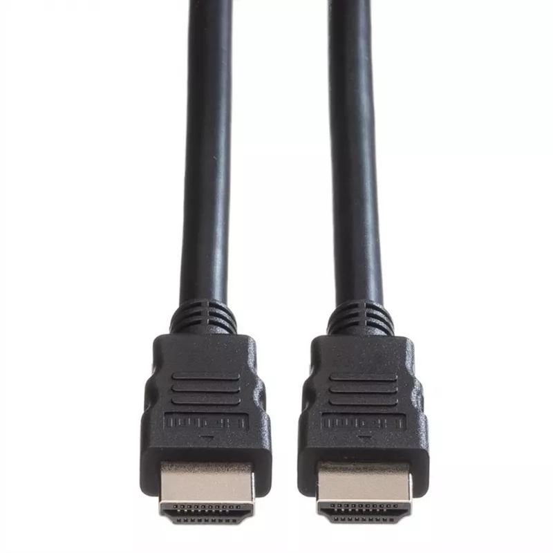 Cabo HDMI ROLINE 5 m Type-A macho para macho dourado preto
