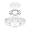 Ponto de acesso WLAN Cudy AP11000 — Tri‑Band Wi‑Fi 6 (2,4/5/6 GHz), 5760 Mbit/s, MU‑MIMO, montagem em teto/parede