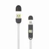 Sbox 2IN1W USB->Micro USB+IPH.5 M/M 1M branco