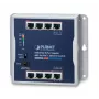 Switch não gerido PLANET IP30 Industrial 8 portas