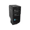 Lexmark 74C2HC0 Cartucho de toner retornável, ciano, alto rendimento, 12000 páginas