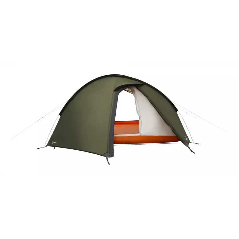 Tenda de cúpula/iglu Easy Camp Rondane 3 – 3 pessoas, sobreteto de poliéster, varas de alumínio, verde-escuro