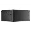 Armário rack Lanberg WF01-6404-23B 4U montagem na parede preto