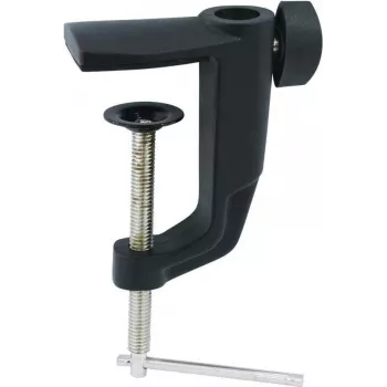 Suporte de microfone de mesa Omnitronic Suporte Type-A — preto — para braço de microfone de mesa