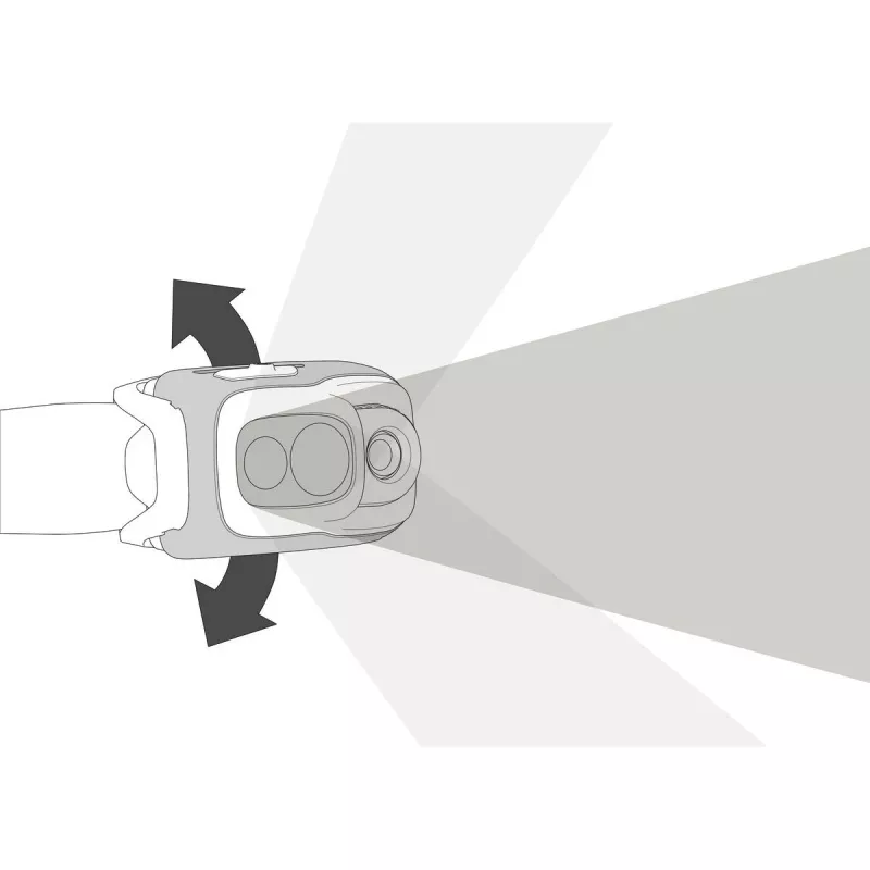 Lanterna frontal LED Petzl SWIFT RL preto, branco
