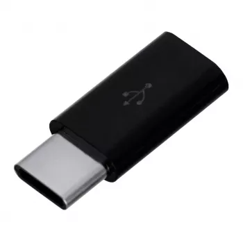 Savio AK-31 / B Adaptador de interface de cabo/género Micro USB USB 3.1 Type-C preto