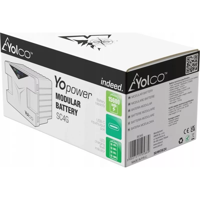 Yopower SC4G, SC4B bateria modular para frigoríficos portáteis Yolco