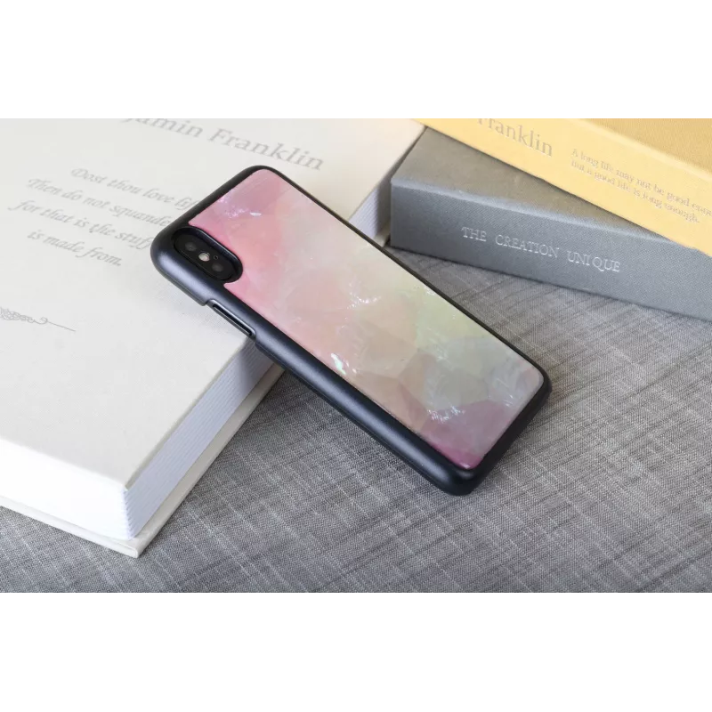 iKins Water Flower capa para iPhone XS/X, preta, K1690J