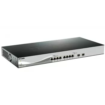 D-Link DXS-1210-10TS Managed L2/L3 10G Ethernet (100/1000/10000) 1U preto, prateado